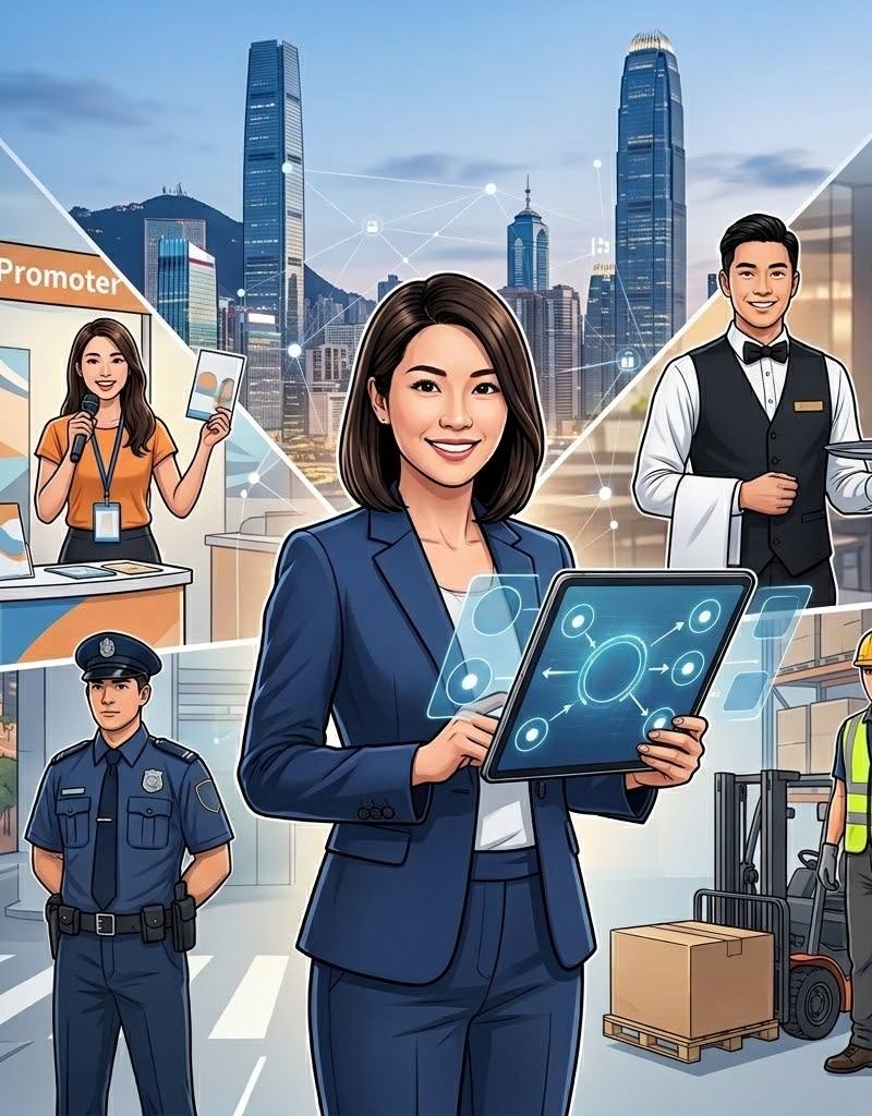 香港炒散常見行業 Top 10 詳解:突發缺人怎麼辦?外判公司如何實現「即刻補人」?